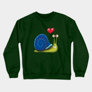 cute snail Crewneck Sweatshirt